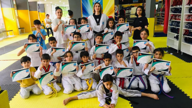 Malatya Doğuş Tekvando 16-18 Bilge Hoca Diploma Resimleri