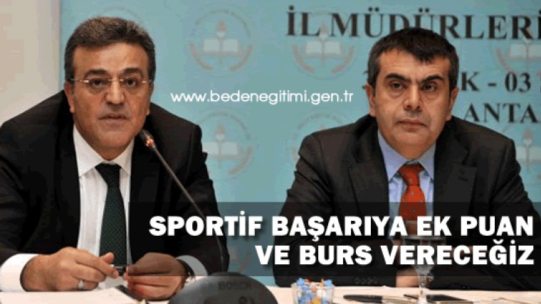 MEB: Sportif başarıya ek puan ve burs veriyor.