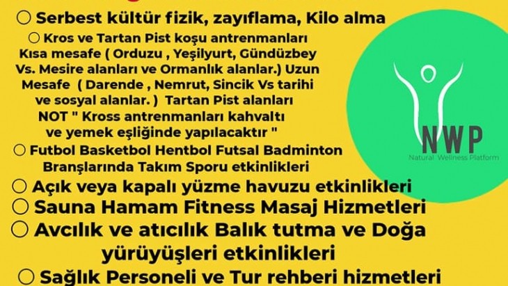 Malatya'da Sporda  Bir İlki  (N_W_P Projemiz)  Başlatıyoruz